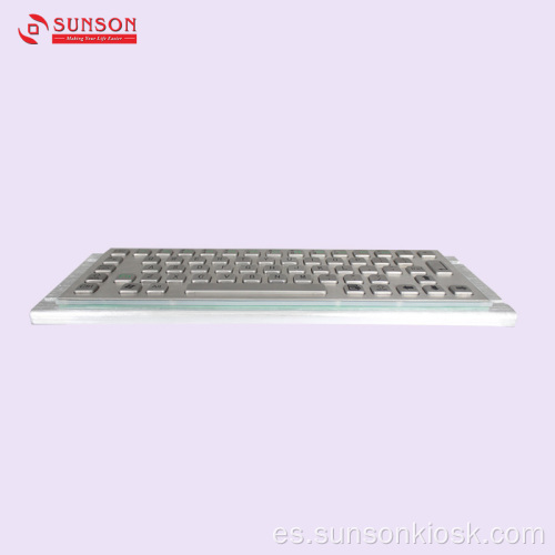 Teclado de metal resistente al agua para quiosco de información